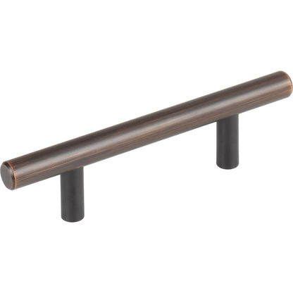 ELEMENTS 136DBB Naples 3" Center-to-Center Bar Pull - Dark Brushed Bronze