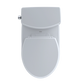 TOTO CST453CUFG#03 Drake II 1G Two-Piece Round 1.0 GPF Universal Height Toilet with CEFIONTECT , Bone