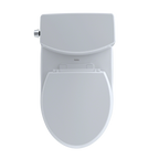 TOTO CST453CUFG#01 Drake Ii 1G Two-Piece Round 1.0 Gpf Universal Height Toilet With Cefiontect - Cotton White