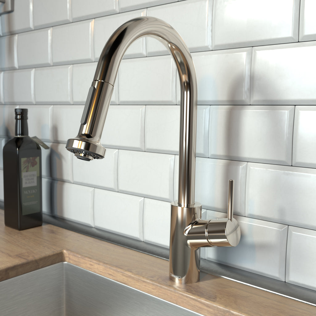 HANSGROHE 04286830 Talis S² Prep Kitchen Faucet, 2-Spray Pull-Down, 1.75 GPM - Polished Nickel