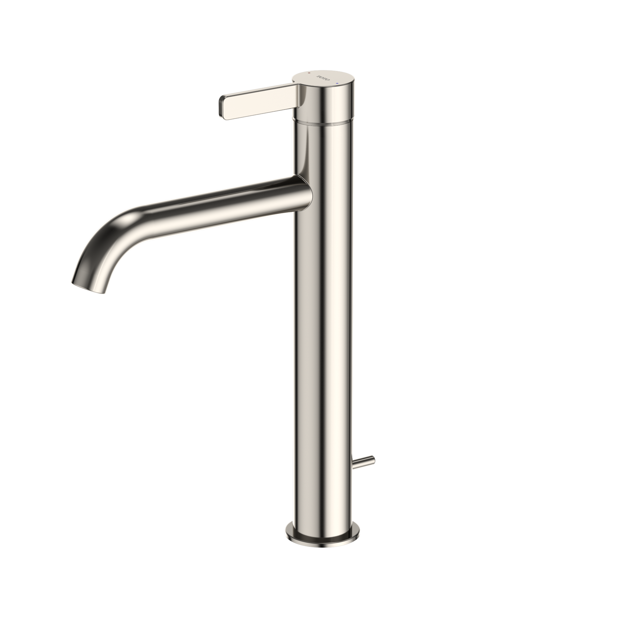 TOTO TLG11305U#PN Gf 1.2 Gpm Single Handle Vessel Bathroom Sink Faucet With Comfort Glide Technology - Polished Nickel