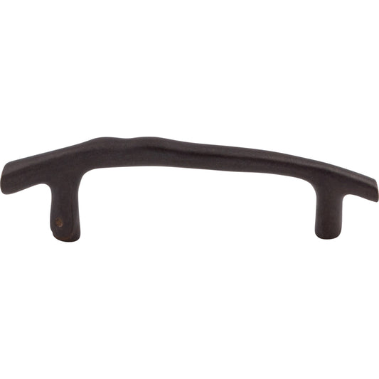 TOP KNOBS M1342 Aspen Twig 3 1/2" Center to Center Bar Pull - Medium Bronze