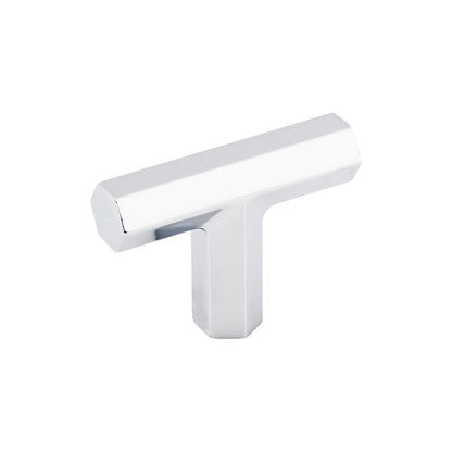 TOP KNOBS TK790PC Lydia 1 3/4" Length Geometric Knob - Polished Chrome