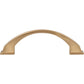 JEFFREY ALEXANDER 944-96SBZ Roman 96 mm Center-to-Center Arch Pull - Satin Bronze