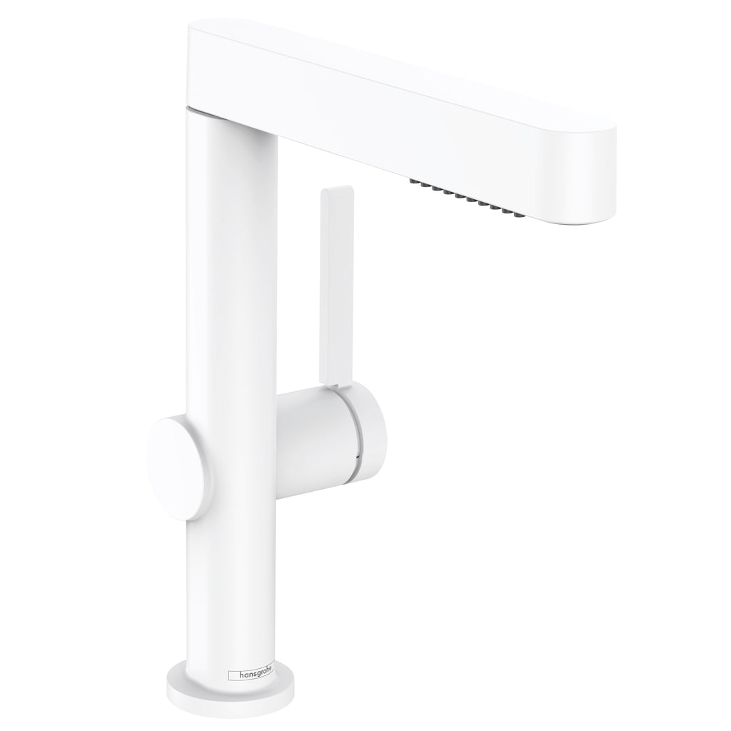 HANSGROHE 76063701 Finoris Single-Hole Faucet 230 with 2-Spray Pull-Out, 1.2 GPM - Matte White