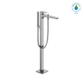 TOTO TBG07306U#CP Ge Single-Handle Free Standing Tub Filler With Handshower - Polished Chrome