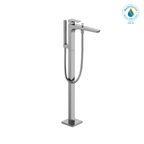 TOTO TBG07306U#CP Ge Single-Handle Free Standing Tub Filler With Handshower - Polished Chrome