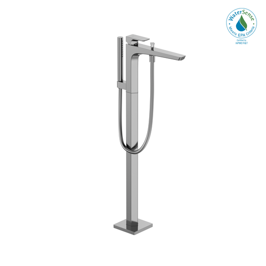 TOTO TBG07306U#CP Ge Single-Handle Free Standing Tub Filler With Handshower - Polished Chrome