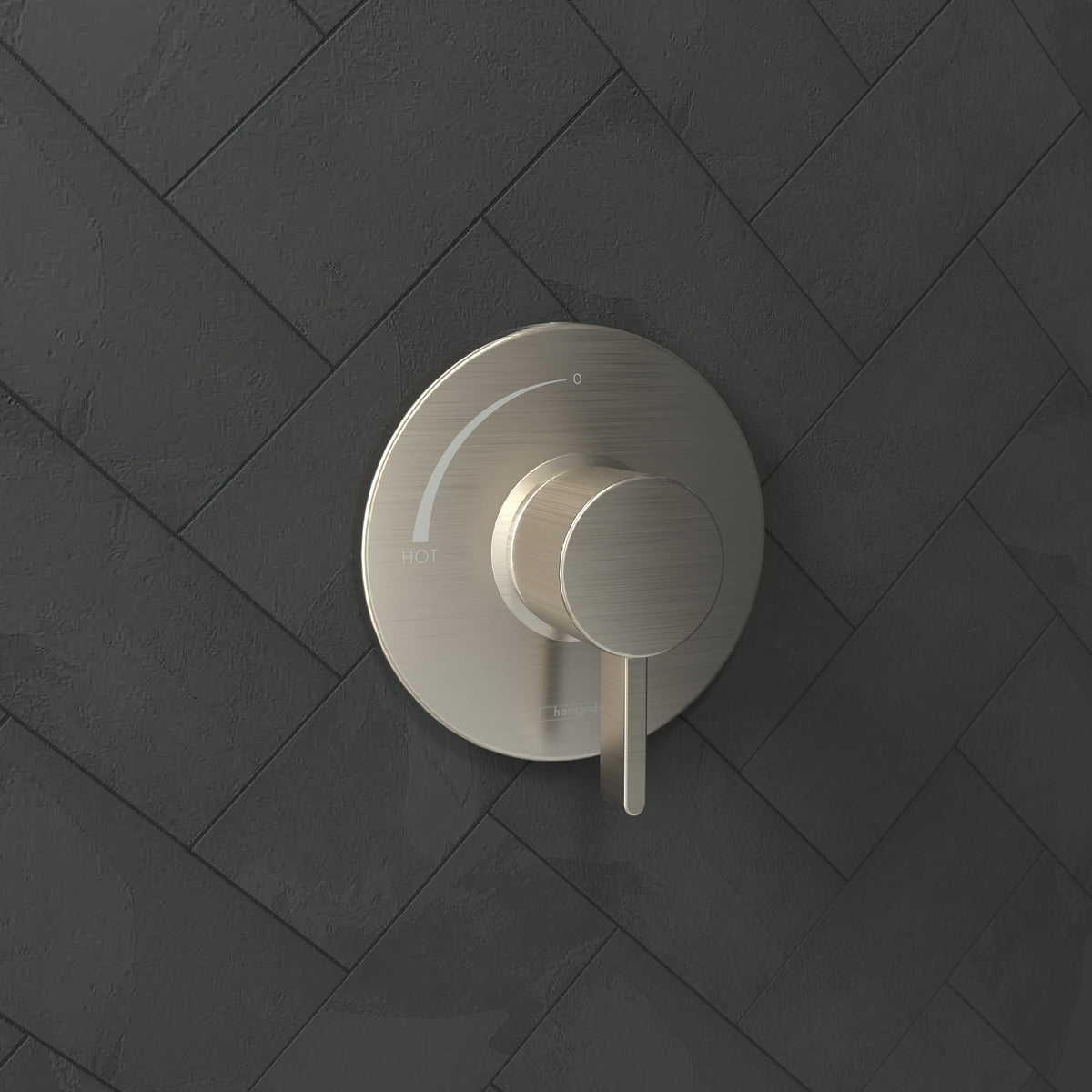 HANSGROHE 15739821 Ecostat S Pressure Balance Trim - Brushed Nickel