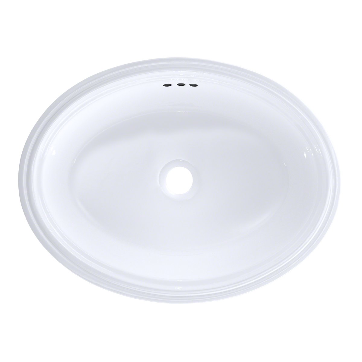 TOTO LT643#01 Dartmouth 17-1/4" x 12-7/8" Oval Undermount Bathroom Sink , Cotton White