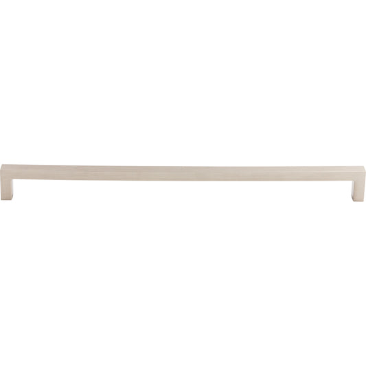 TOP KNOBS M2141 Square Bar 12 5/8" Center to Center Bar Pull - Brushed Satin Nickel