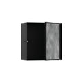 HANSGROHE 56091670 XtraStoris Rock Wall Niche with Tileable Door 12"x 12"x 5.5" - Matte Black