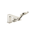 HANSGROHE 32556831 Metropol 3-Hole Roman Tub Set Trim with Lever Handle and 1.75 GPM Handshower - Polished Nickel