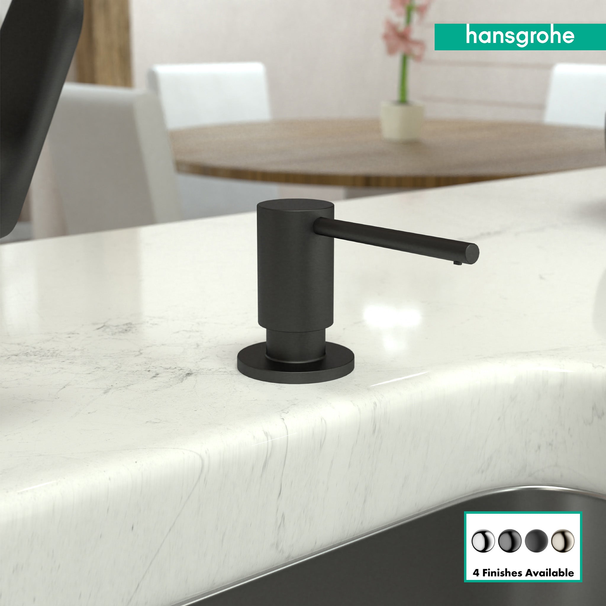 HANSGROHE 40438671 Focus Soap Dispenser - Matte Black