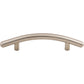 TOP KNOBS M534 Curved 3 3/4" Center to Center Bar Pull - Brushed Satin Nickel