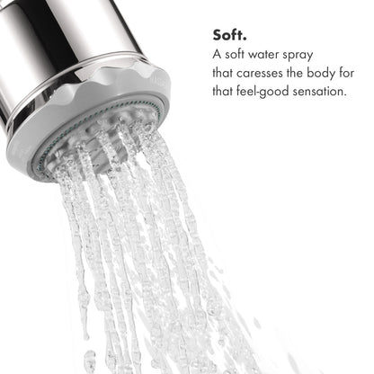 HANSGROHE 04906820 Clubmaster Pressure Balance Tub/Shower Set with Rough, 2.5 GPM - Brushed Nickel