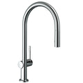 HANSGROHE 72857001 Talis N HighArc Kitchen Faucet, O-Style 2-Spray Pull-Down, 1.5 GPM - Chrome