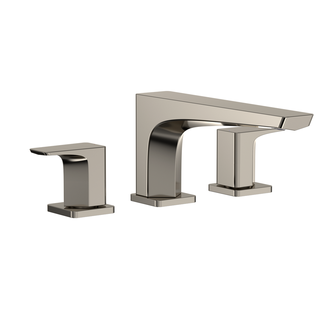 TOTO TBG07201U#PN Ge Two-Handle Deck-Mount Roman Tub Filler Trim - Polished Nickel