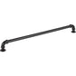 ATLAS 434-BL Steam Punk 12" Center to Center Bar Pull - Matte Black