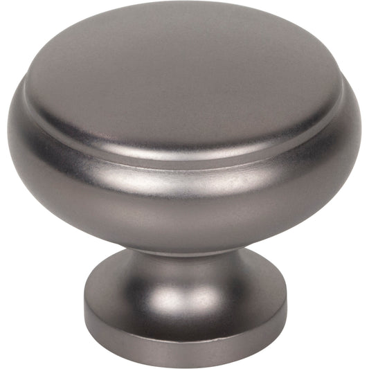 TOP KNOBS TK3090AG Cumberland 1 1/4" Diameter Round Knob - Ash Gray