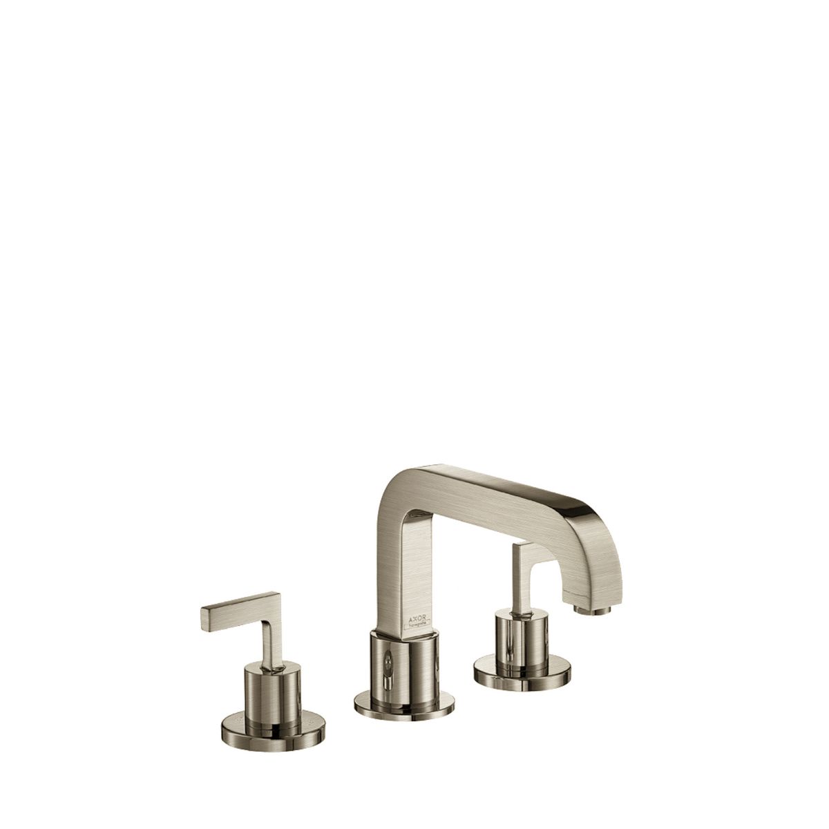 AXOR 39431821 Citterio 3-Hole Roman Tub Set Trim- Lever Handles - Brushed Nickel