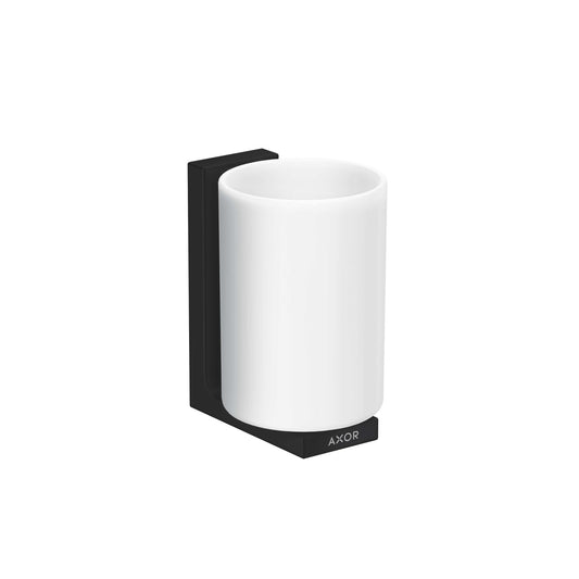 AXOR 42604670 Universal Rectangular Toothbrush tumbler - Matte Black
