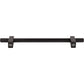 JEFFREY ALEXANDER 698-160MB Larkin Knurled Ends 160 mm Center-to-Center Bar Pull - Matte Black