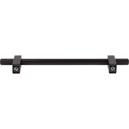 JEFFREY ALEXANDER 698-160MB Larkin Knurled Ends 160 mm Center-to-Center Bar Pull - Matte Black