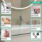 HANSGROHE 73314821 Tecturis S Single-Hole Faucet 110 with Pop-Up Drain, 1.2 GPM - Brushed Nickel