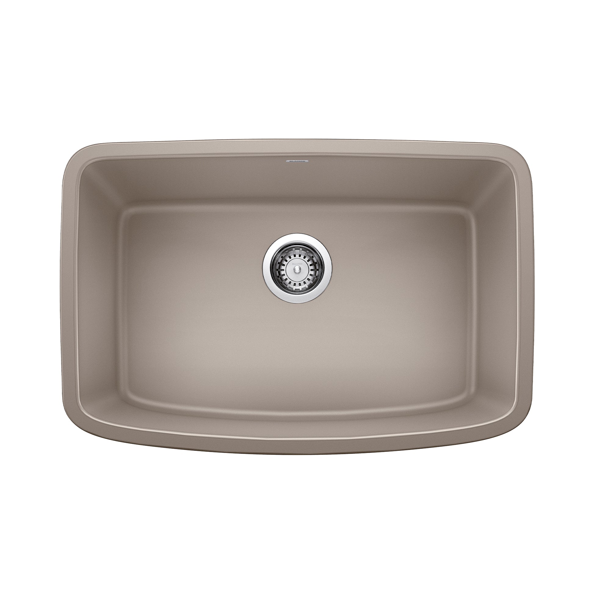 BLANCO 442549 Valea Valea SILGRANIT 27" Single Bowl Undermount Kitchen Sink - Truffle in Truffle