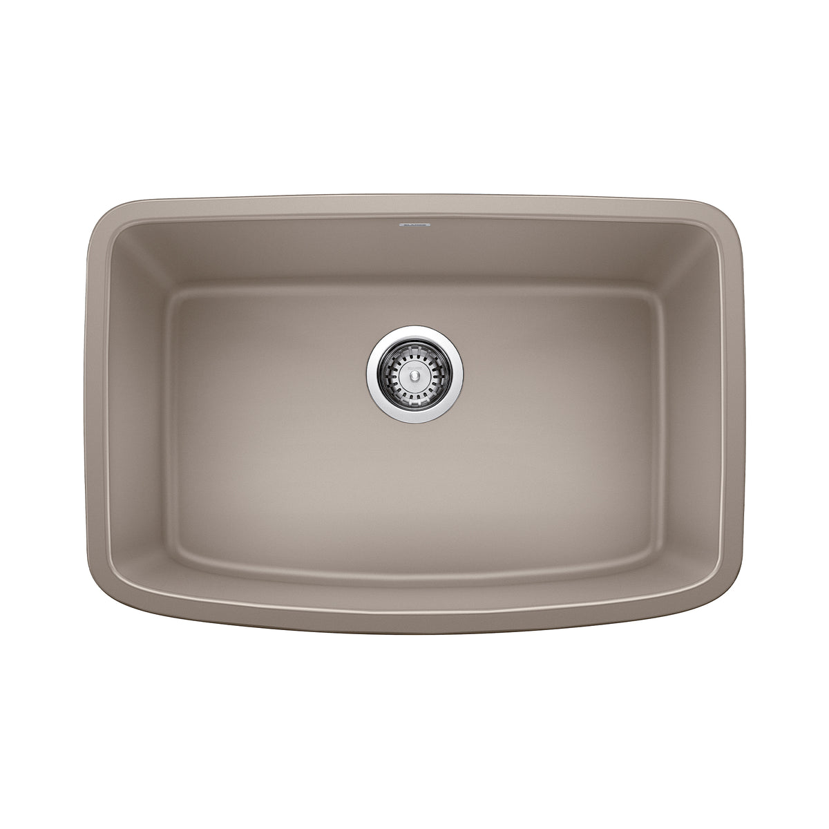 BLANCO 442549 Valea Valea SILGRANIT 27" Single Bowl Undermount Kitchen Sink - Truffle in Truffle