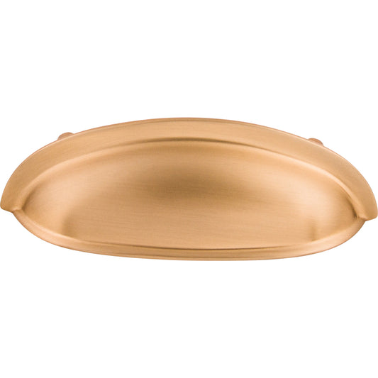 TOP KNOBS M1675 Somerset 3" Center to Center Cup/Bin Pull - Brushed Bronze