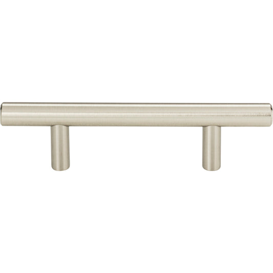 ATLAS A837-BS Skinny Linea 3" Center to Center Bar Pull - Brushed Nickel