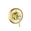 AXOR 16832251 Montreux Diverter Trim Trio/Quattro - Brushed Gold Optic