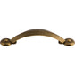 TOP KNOBS M1731 Angle 3" Center to Center Bar Pull - German Bronze