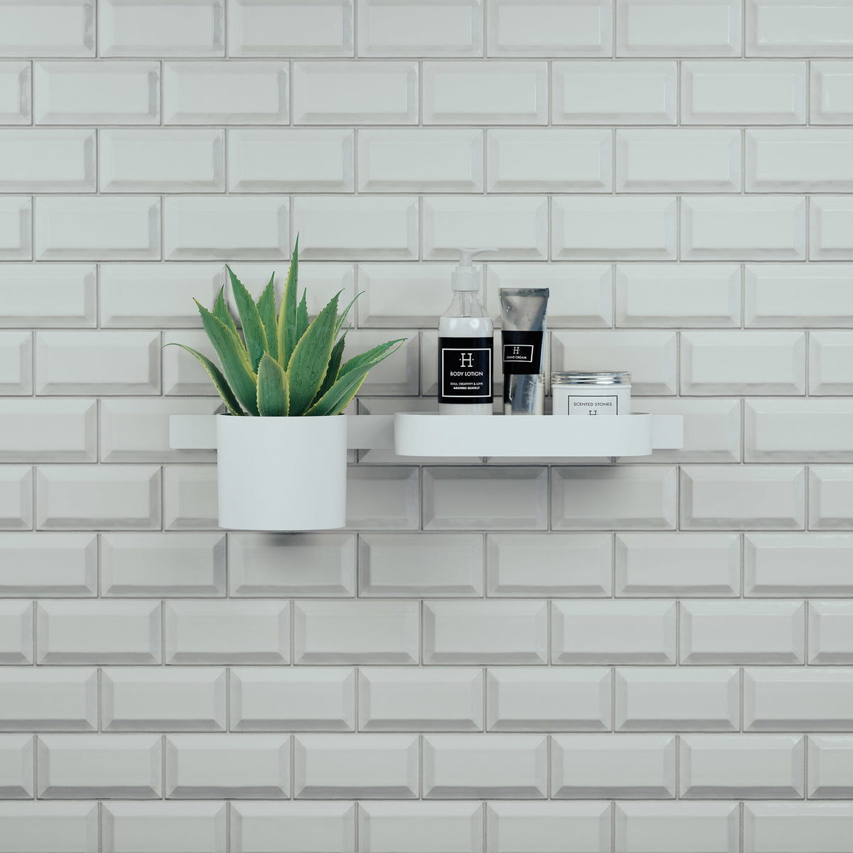 HANSGROHE 27921700 WallStoris Tumbler - Matte White