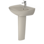 TOTO LPT241G#03 Supreme Oval Basin Pedestal Bathroom Sink With Cefiontect For Single Hole Faucets - Bone