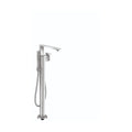 AXOR 46441001 Edge Freestanding Tub Filler Trim with 1.75 GPM Handshower - Diamond Cut - Chrome