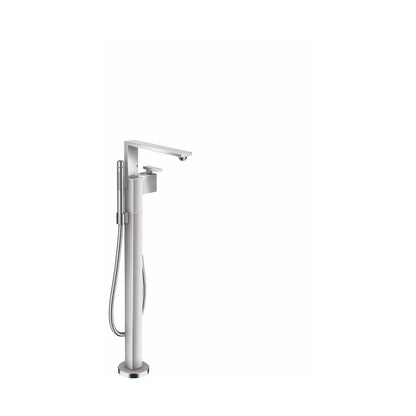 AXOR 46441001 Edge Freestanding Tub Filler Trim with 1.75 GPM Handshower - Diamond Cut - Chrome
