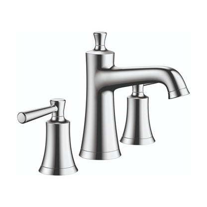 HANSGROHE 04774000 Joleena Widespread Faucet 100 with Pop-Up Drain, 1.2 GPM - Chrome
