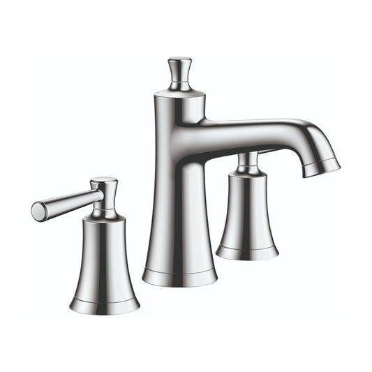 HANSGROHE 04774000 Joleena Widespread Faucet 100 with Pop-Up Drain, 1.2 GPM - Chrome