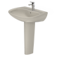 TOTO LPT242G#03 Prominence Oval Basin Pedestal Bathroom Sink with CeFiONtect for Single Hole Faucets , Bone