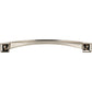 JEFFREY ALEXANDER 944-192NI Roman 192 mm Center-to-Center Arch Pull - Polished Nickel