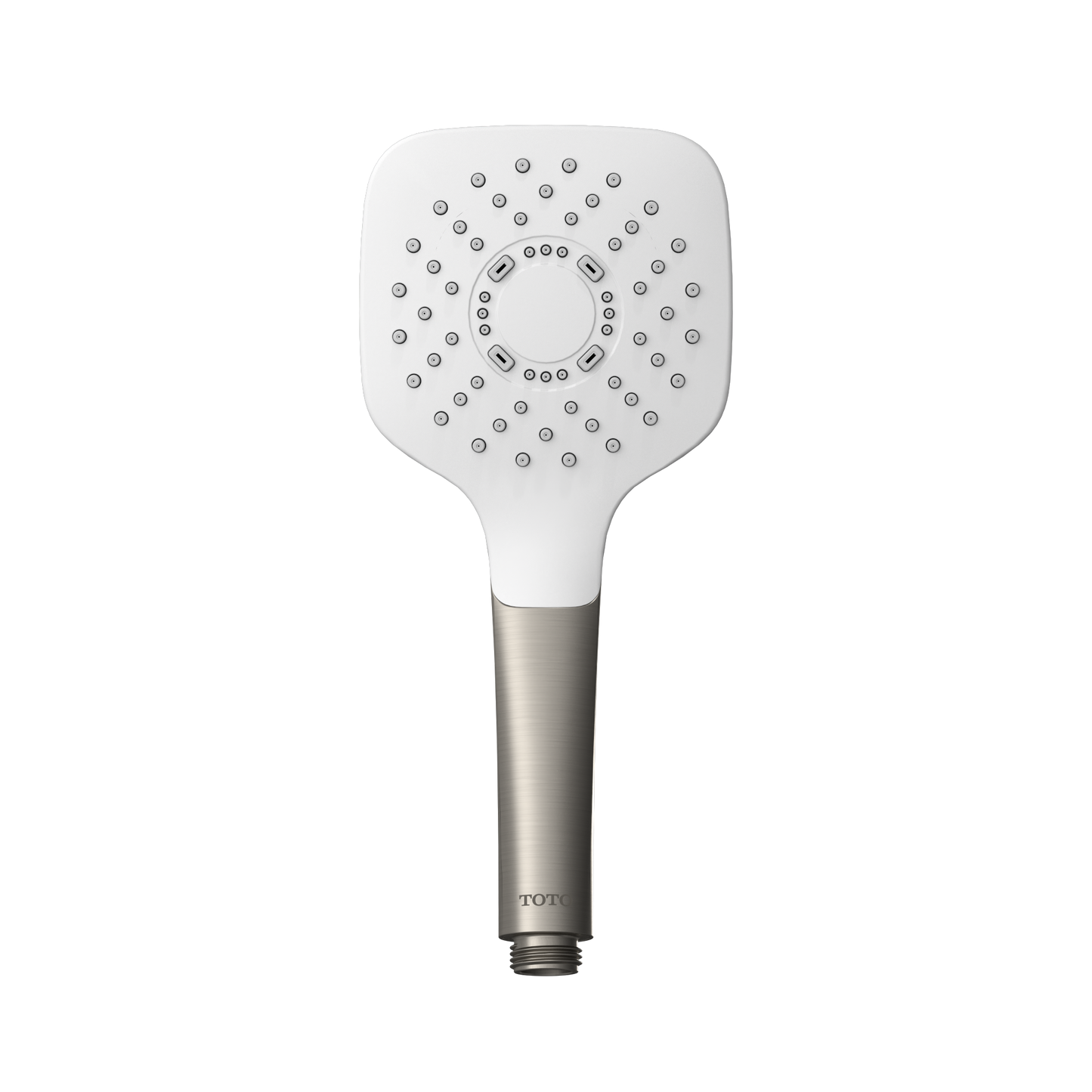 TOTO TBW02010U4#BN G Series 1.75 Gpm Single Spray 4 Inch Square Handshower With Comfort Wave Technology - Brushed Nickel