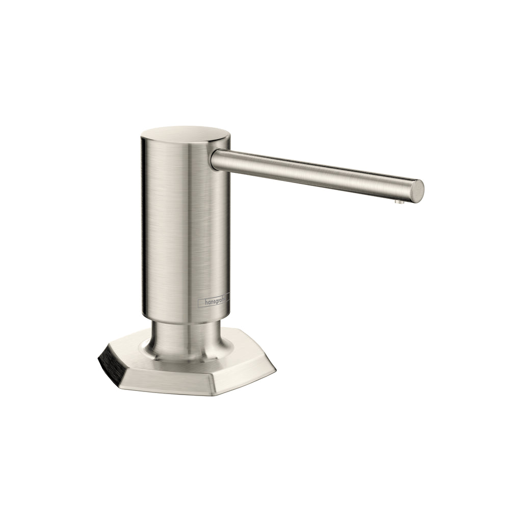 HANSGROHE 04857800 Locarno Soap Dispenser - Stainless Steel Optic