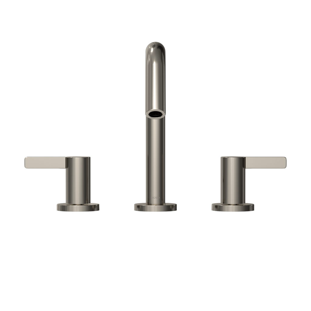 TOTO TLG11201UA#PN Gf Series 1.2 Gpm Two Lever Handle Widespread Bathroom Sink Faucet - Polished Nickel