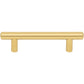 JEFFREY ALEXANDER 146BG Key West 96 mm Center-to-Center Bar Pull - Brushed Gold