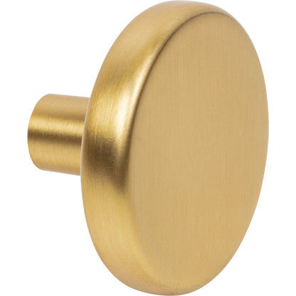 ELEMENTS 105L-BG Gibson 1-5/8" Diameter Mushroom Knob - Brushed Gold