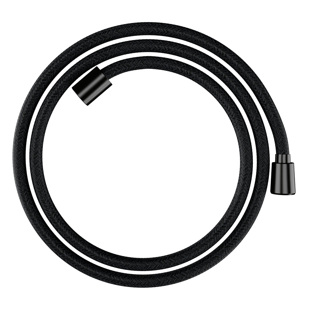 HANSGROHE 28260340 DesignFlex Textile Handshower Hose, 63" - Brushed Black Chrome