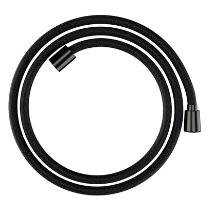 HANSGROHE 28260340 DesignFlex Textile Handshower Hose, 63" - Brushed Black Chrome